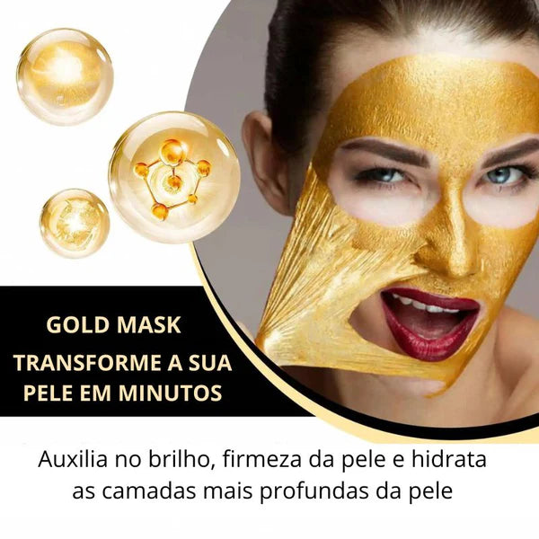 Gold Mask® - Máscara Antienvelhecimento de Retinol Ja Inovei