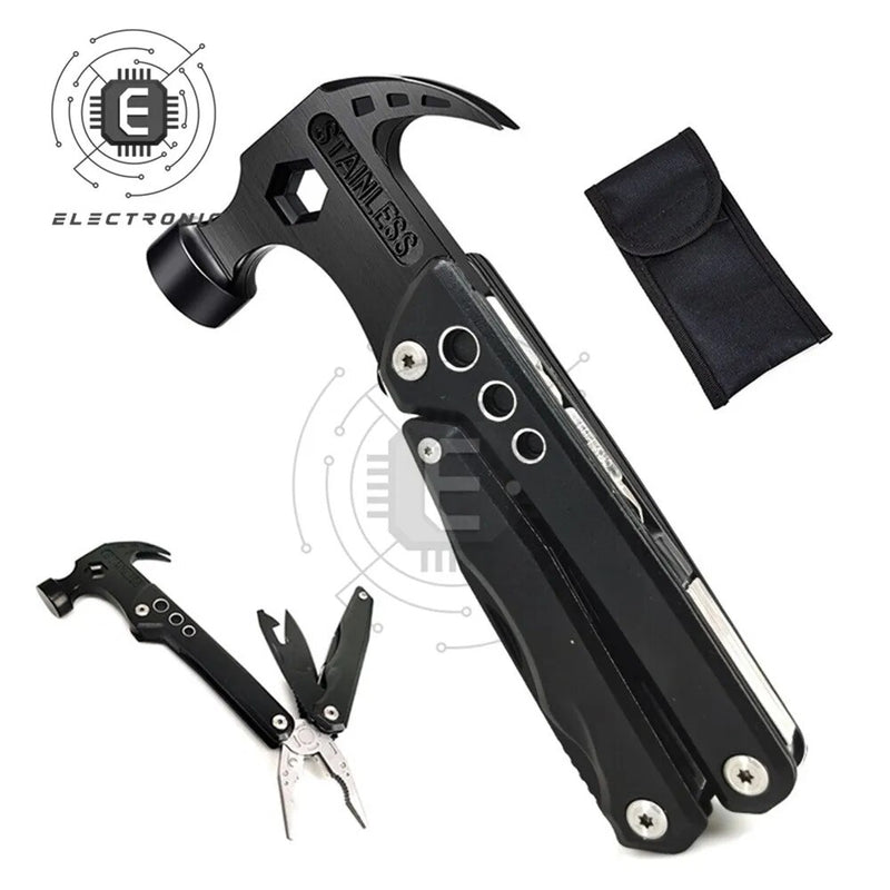 Multifunctional Pliers Multitool Claw Hammer Stainless Steel Tool With Sheath For Outdoor Ja Inovei
