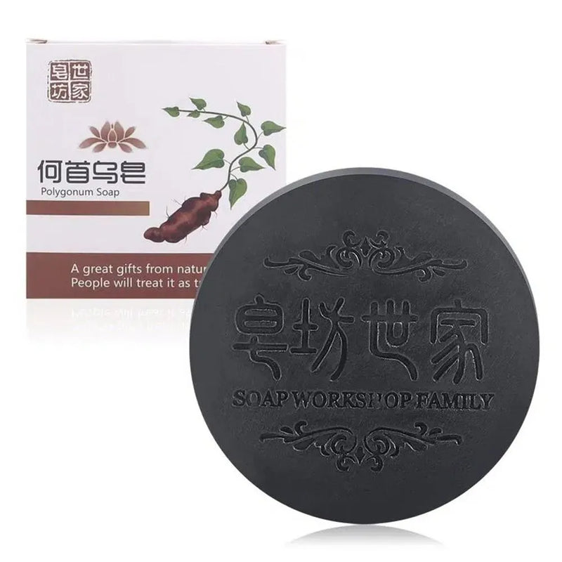 1PC Promotes Hair Growth Prevents Hair Loss He Shou Wu Soap Essential Oil Soaps Multiflora Shampoo Bar Shampoo Soap Ja Inovei