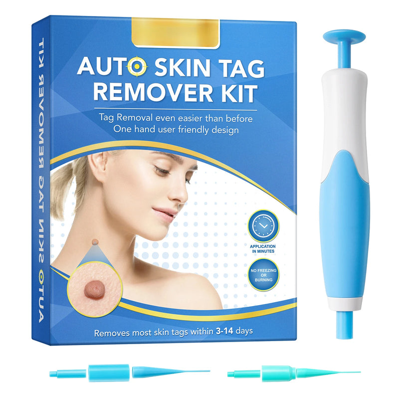 2 IN 1 Auto Skin Tag Remover Kit Micro Skin Tag Removal Device Adult Mole Stain Wart Remover Face Care Skincare Pen Removal Set Ja Inovei