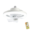 E27 Ceiling Fan with Lighting Lamp Home Ceiling Fan Lamp with Remote Control for Bedroom Living Home Silent 3 Speeds Ja Inovei